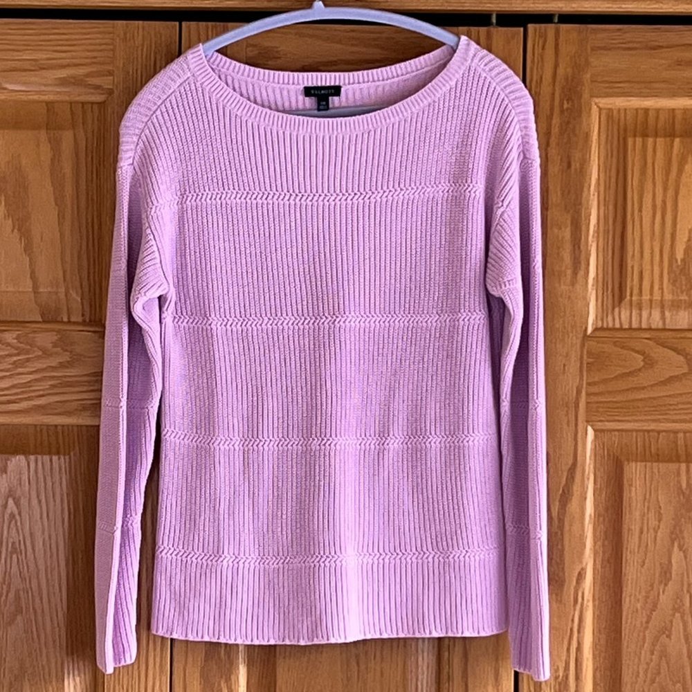 TALBOTS - Pima Cotton Bateau Neck Sweater - NEW with Tag